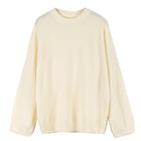 Fongt Soft-Gried Gray Sweater Woman 2025 Autumn And Winter Loose Thick Sheep Velvet Collar Knitted Shirt