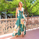 Fongt French Retro Dress Print Slings For Women In 2025 Summer