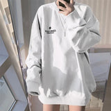 Fongt Cotton Autumn 2023 New Korean Version Loose Sleeve Long Sleeve Hoodie Female Student Thin Coat Coat