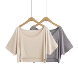 Trend Women's Wear Summer New Round-Neck Half-Sleeved T-Shirt Style Short Navel Blouse-Outfit