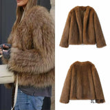 Fongt Design Elegant Autumn And Winter New Imitation Fur Coat