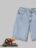 Y2K Bigboy Shortformen Street Clothing Embroidered Cowboy-Outfit