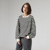 Basic Striped Long Sleeve Spring