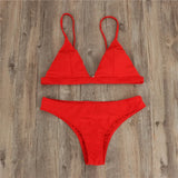 Neon Green Bikini Women Summer Solid Push Up Micro Swimsuit Brazilian Beach Bathing Suit Thong Swimwear Maillot De