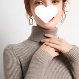 Fongt Temperament High-Neck Basic Sweater Women's Autumn And Winter Repair Jacket Inside The Bottom Of The Long-Sleeved Knitting