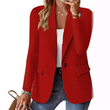 Fongt Explosion Autumn Long Sleeve Solid Color Cardigan Small Suitcase Woman