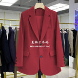 Fongt Suit Jacket Woman 2025 Design Sense Korean Version Of The New Fried Street Casual Temperament Trend Small Suit