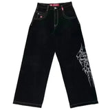 E-Commerce Street Clothing Jeans Y2K Pants Hip-Hop Embroidered Jeans Loose Jeans Harajuku-Outfit