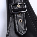 PU Leather Deep V Neck Pressed Pleat Splicing Mini Dress Female Sleeveless Clothes Casual Lady Loose Vestido