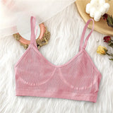 Seamless Tank Tops Women Bra Sexy Underwear Adjustable Strap Wire Free Bralette Female Lingerie Intimates