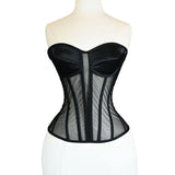Fongt Single-Yarn Three-Dimensional Tector-Bo Corset Corset Corset Wedding Dress Bottom Perspective Cool Can Stand Up Corset