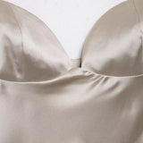 Fongt New Fashion Temperament Female Heart-Shaped Collar Silk Shamanic Slingen 4772100