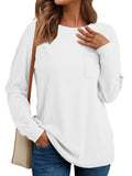 Fongt Women's Long-Sleeved Top Loose Autumn Winter De Velvet Casual Collar Jersey