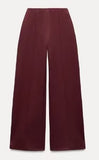 Fongt Women's INS Explosion Fashion Casual Round Collar Blouse + Casual Pants Set
