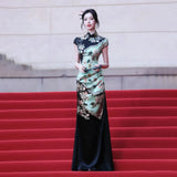 Fongt 2025 Summer New Women's Clothing Yi Mengling The Same New Chinese Improved Version Of The Cheongsam Dress