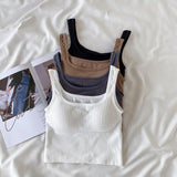 Women Summer Ladies Tops High Elasticity Minimalist Solid Cropped Backless Slim Elegant Popular College Korean