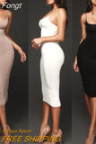 Women Lady V-Neck Pencil Dress Solid Color Backless Spaghetti Strap Bodycon Slim Slip Dress Summer Beach