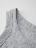 Solid Rib Tank Top-Outfit