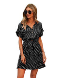 Dot Vintage High Waist Mini
