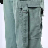 Fongt Street Fashion Retro Overalls Multi-Pocket Casual Straight