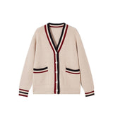 Fongt New Miu Knitted Top Three Sets Of Women's Autumn And Winter Knitted Cardigans Outside The 100-Fold Skirt Set
