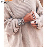 Women's New Winter Sweater Loose Oversize Sweater Coat Woman Sweaters Fashion Sweater Winter Sweater Women Purple