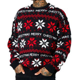 Fongt Men's Autumn And Winter Christmas Day Tuff Sweater Loose Shoulder Long Sleeve Thin Sweater