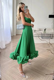 Fongt Fashion Sling Belt Three-Dimensional Flower A Skirt Hot New Products
