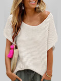 Fongt Summer Beach Hooded Hollow Knitted Round Neck Loose Large Size Sun Protection Suit