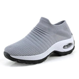 Women Sneakers Running Shoes Sports Shoes Breathable Mesh Comfortable Platform Shoes Air Cushion Sneaker