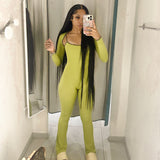 Fongt Hot Female Clothing Explosion Side Collar Sleeveless Tight Body Jumpsuit Trousers