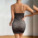 Fongt New Sexy Hottie Style Lace Lash Side Steel Ring Bag With Slings Dress 1161