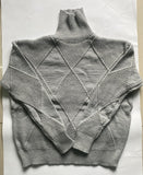Fongt And Winter Sweater Women's High-Necked Hooded Ragged Sweater With A Solid Color Loose Lazy Bottom Shirt