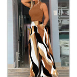 Fongt Women's Clothing 2025 Autumn Explosion Two Vest Trousers Fashion Set