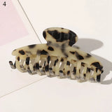 Quality Acetate Leopard Hair Claws Large Barrette Crab Claw Clip Bath Clip Ponytail Clip For Women Girls Hair