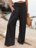 Fongt New Spring Women's Casual Cotton Lint Comfortable Mid-Rise Trousers Women