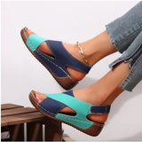 Fongt Sandals Female Summer 2024 New Platform With Skirt Casual Open Toe Versatile Cool