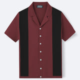 Fongt Men's Cardigan Knits Men's Sexy Shirts Collar Business Casual Polo
