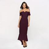 Fall New Fashion Women's Fashion V-Neck Short-Sleeved Tuxedo Dress-Outfit