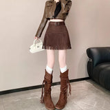 Fongt Yuanying's Same White Half-Dressed Woman's Summer New Hundred-Fold Skirt Sweet High-Waisted Thin A-Word Short Skirt