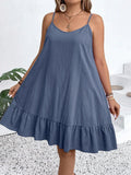 Fongt New Large-Size Women's Sling With A Solid Color Elegant