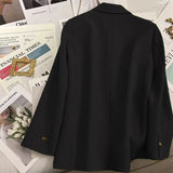 Fongt And Autumn Suit Jacket Female In 2024 Autumn New Black Net Red Fried Street Temperament Trend Casual Ladies Suit-Outfit
