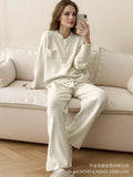 Fongt Loose Knitting Suit Women 2025 Autumn And Winter New Round-Neck Cardigan Sweater + Wide Leg Pants