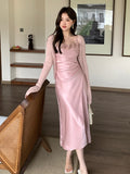 Fongt Xixi 2025 Summer Dress New High-Rise Thin Temperament Sling Dress High-End Long Dress Women 88257