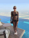 New Hot Fashion Sexy Nail Beads Hot Burqa Mesh Long-Sleeved
