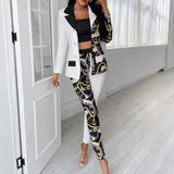 Fongt New Casual Fashion Suit Women's Suit Suit