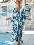 Fongt Robe Beach Coat Beach Vacation Sunscreen Long Dress Bikini Blouse Swimsuit Over A