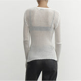 Fongt Spring And Summer New Hot Selling Long Sleeve Round Neck Thin Breathable Knitted Shirt Sunscreen Hooded Shirt
