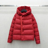 Winter 90% Ultra Light White Duck Down Jacket Women Short Down Coat Parkas Hooded Parkas Warm Female Snow