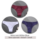 Brazilian Panties Cotton Women Underwear Ladies Solid Color T-back Underpants Sexy Low-rise Panty
